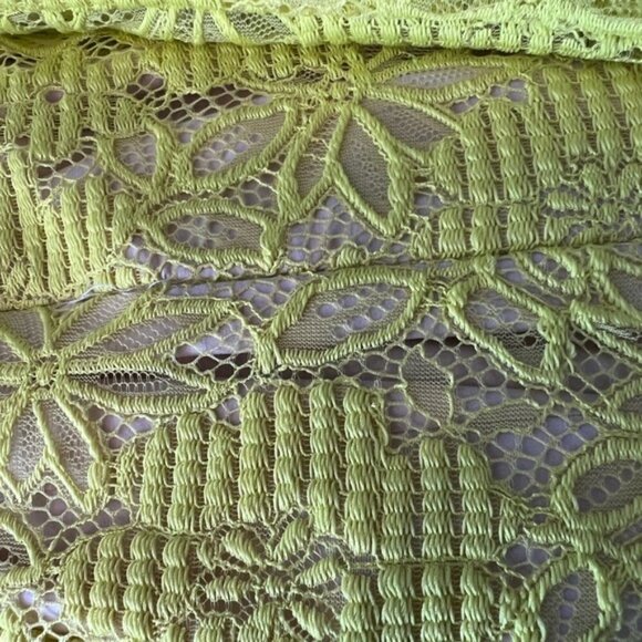 BCBGMAXAZRIA Embroidery Flower Lace Dress - Picture 8 of 12